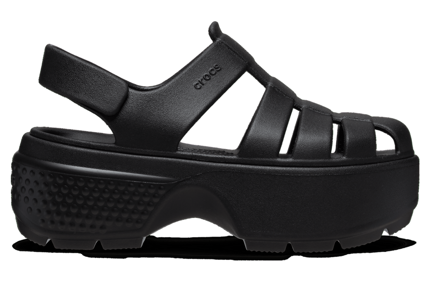 Crocs Stomp Fisherman Sandal Black