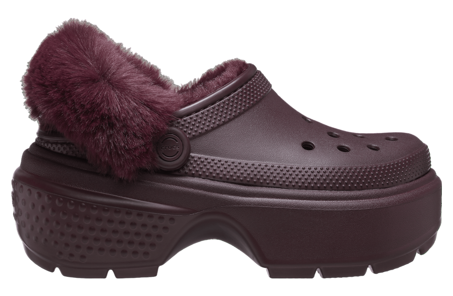 Crocs Stomp Lined Clog Dark Cherry