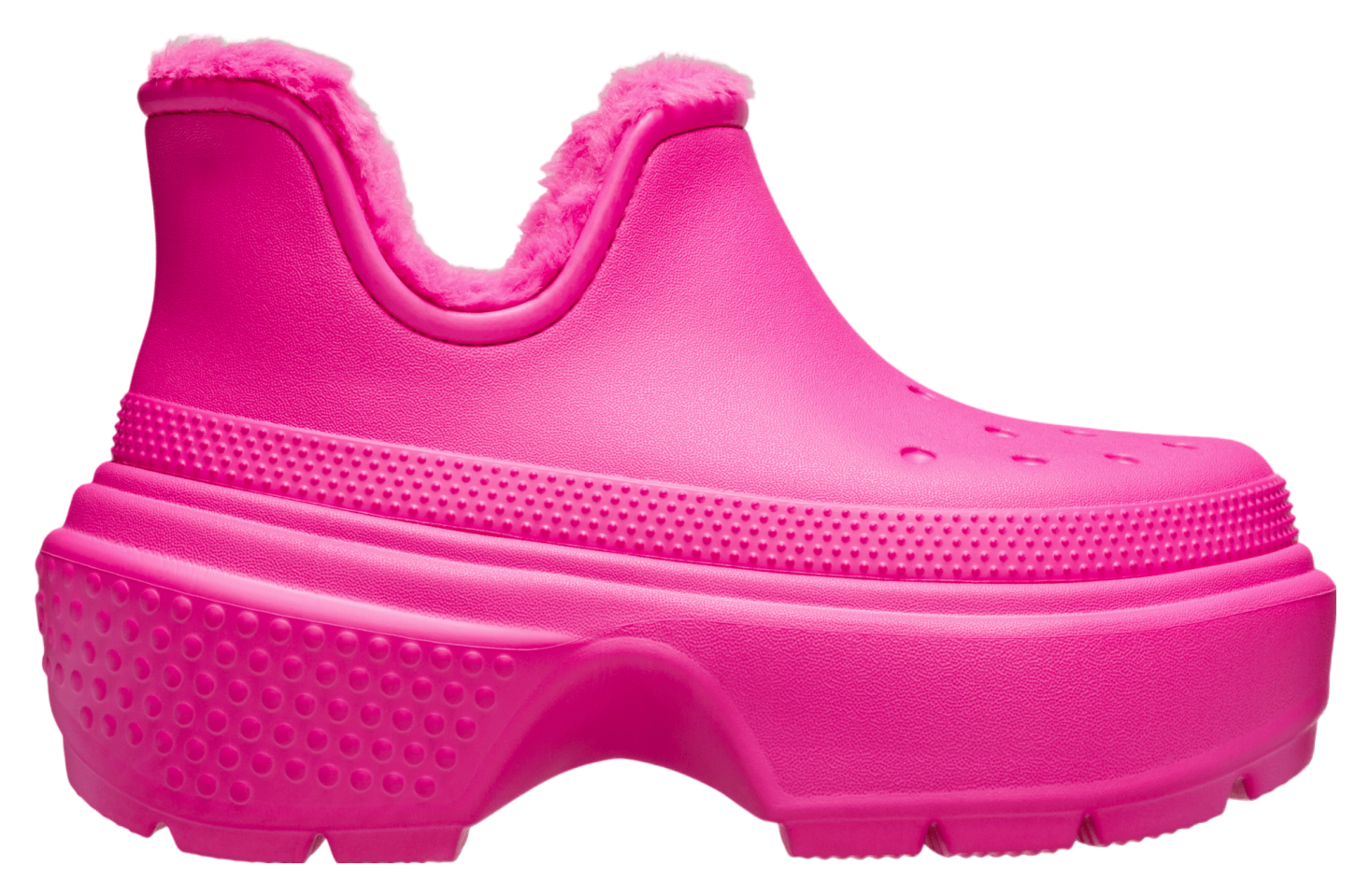 Crocs Stomp Shorty Boot Pink Crush