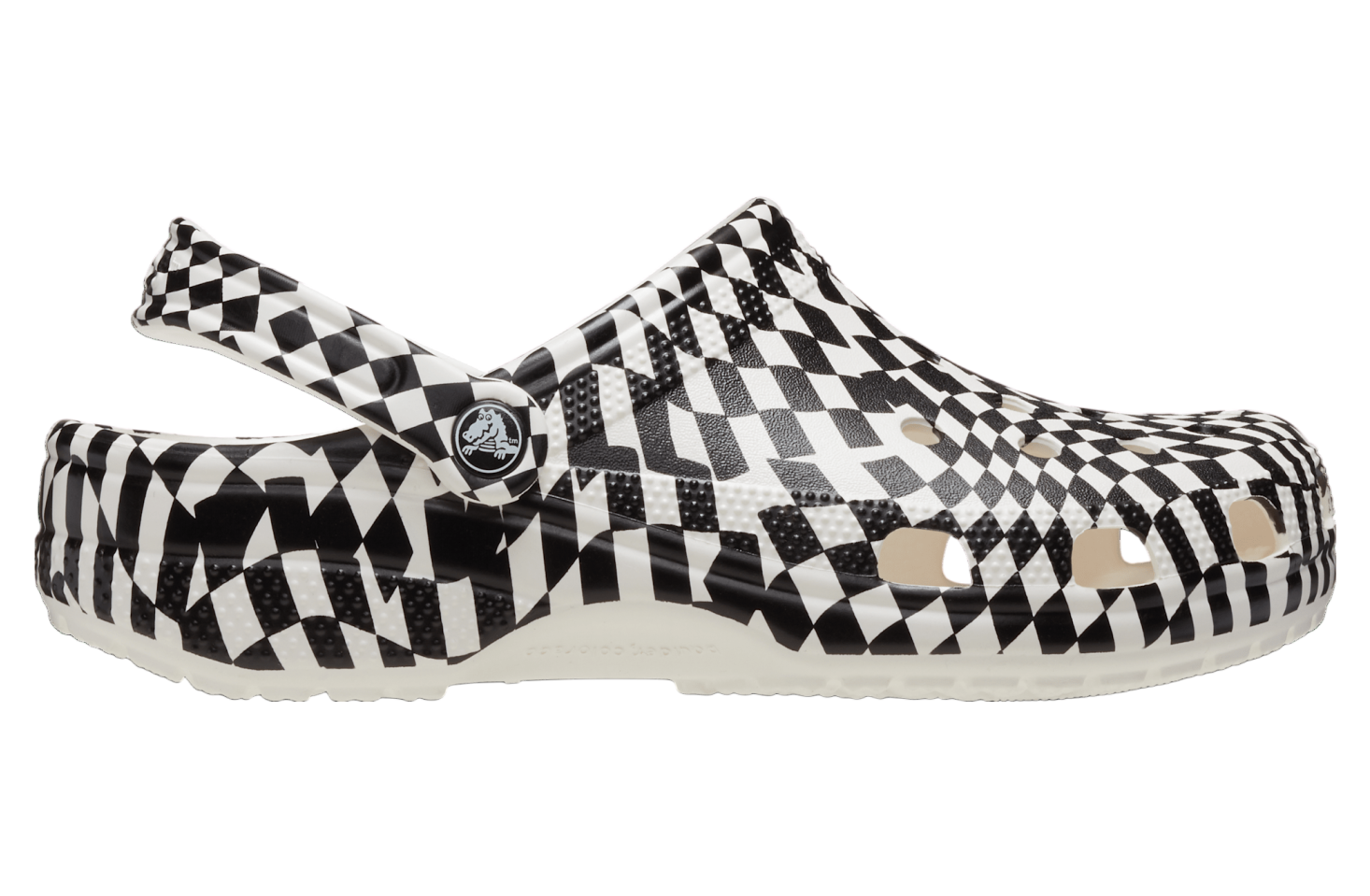 Crocs Warped Checker Clog White / Black