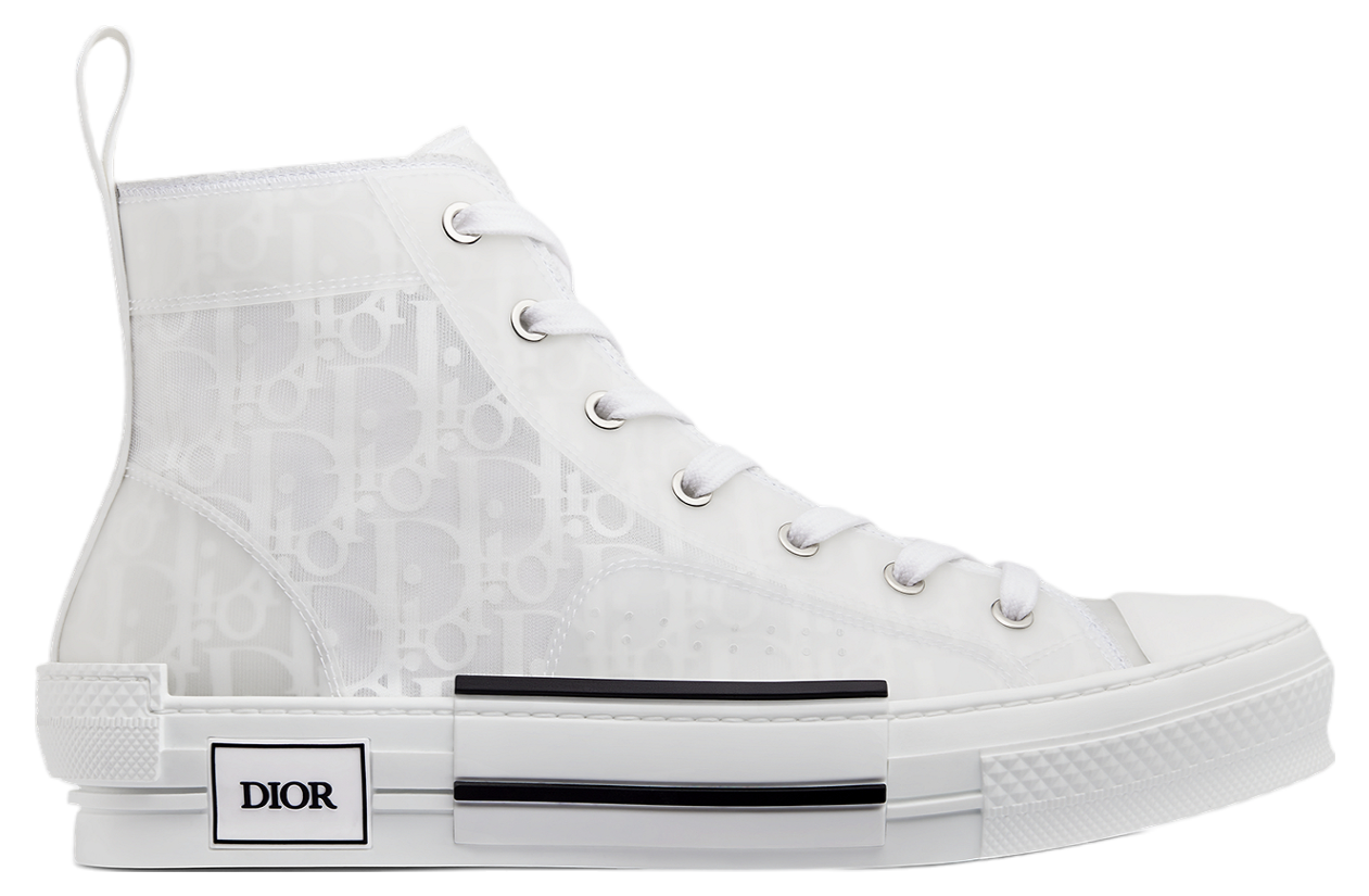 Dior B23 High White Oblique Canvas