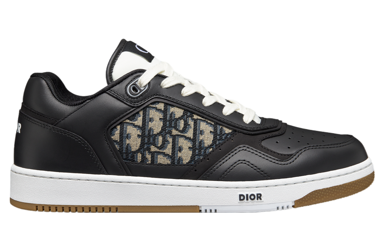 Dior B27 Low-Top Black Smooth Calfskin / Beige