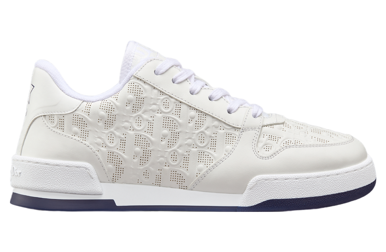 Dior One WMNS White Oblique Perforated Calfskin