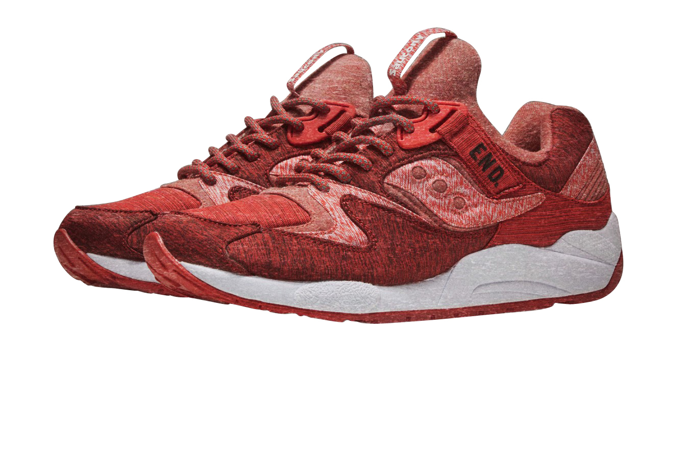 saucony end red