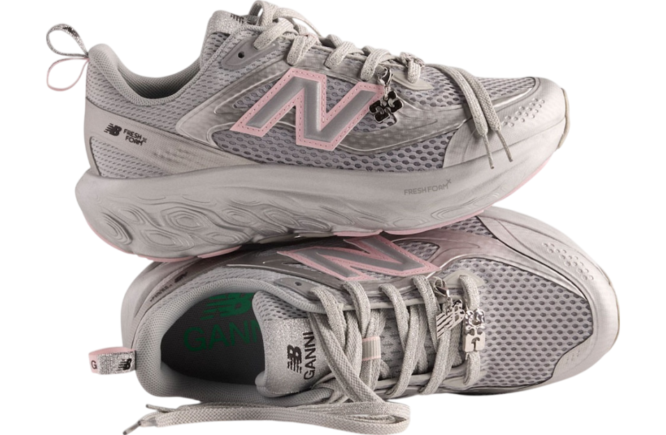 GANNI x New Balance Fresh Foam Trainer Grey / Pink