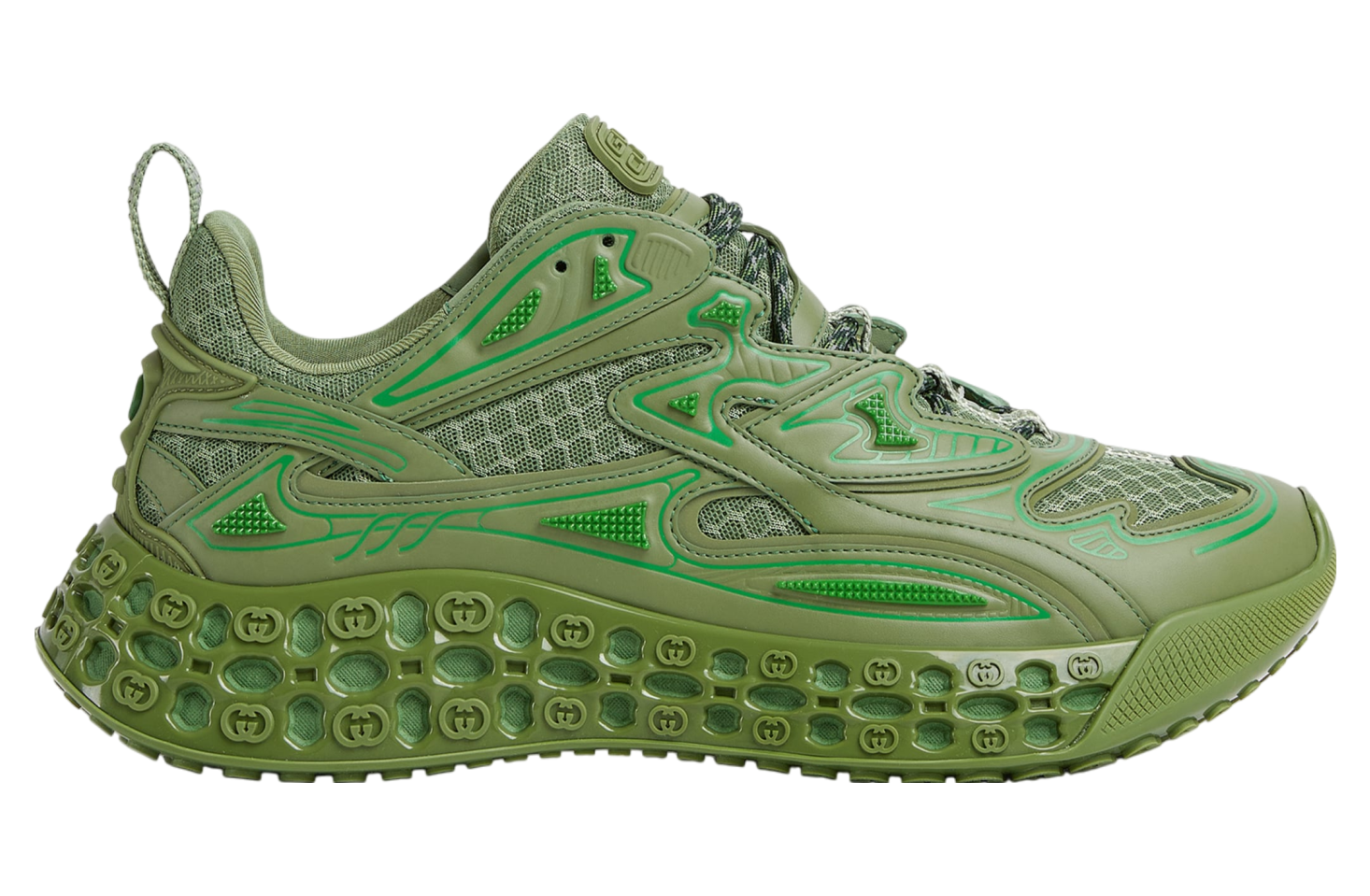 Gucci Cub3d Green Demetra / Mesh