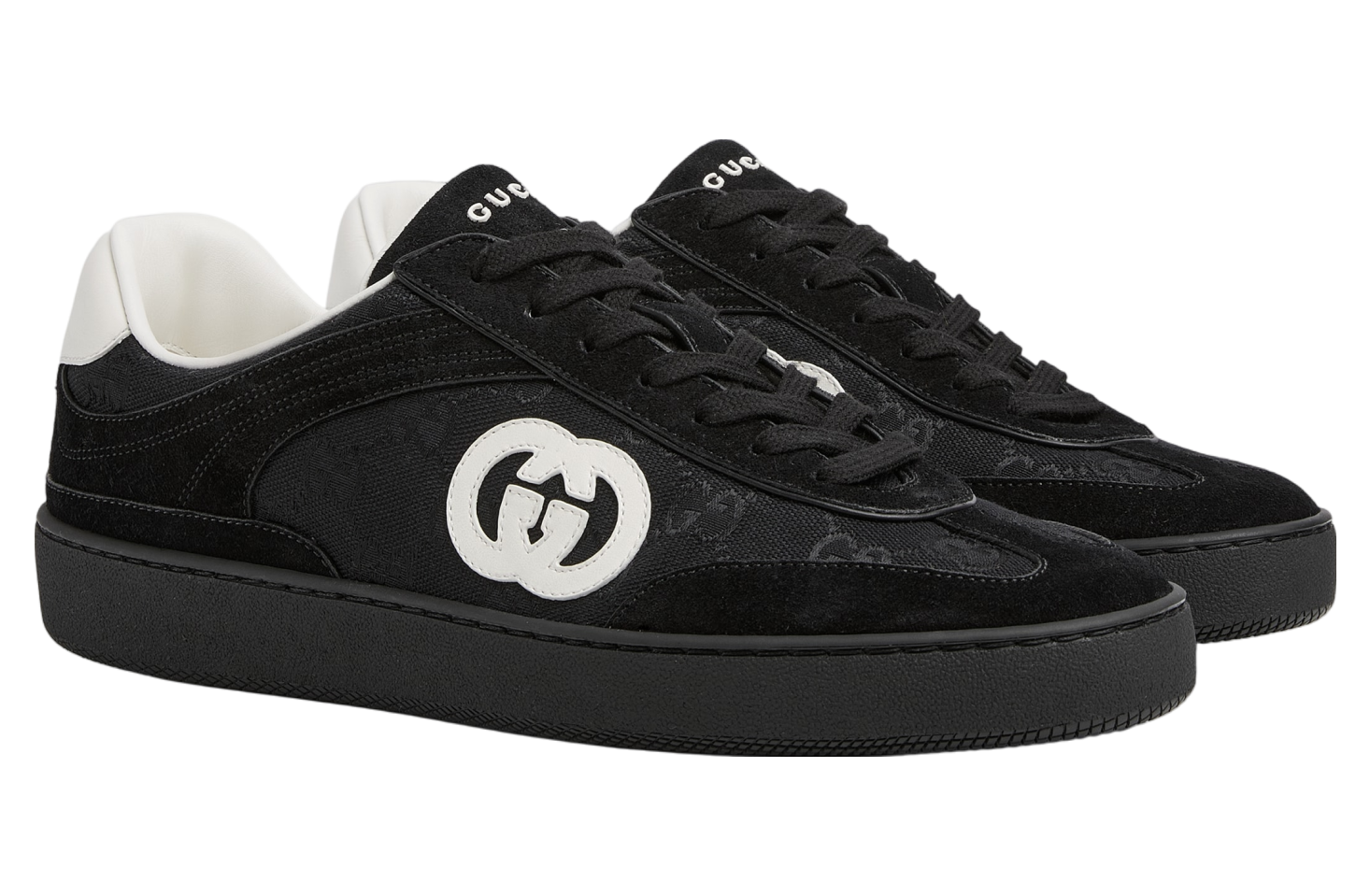 Gucci G75 Black Suede