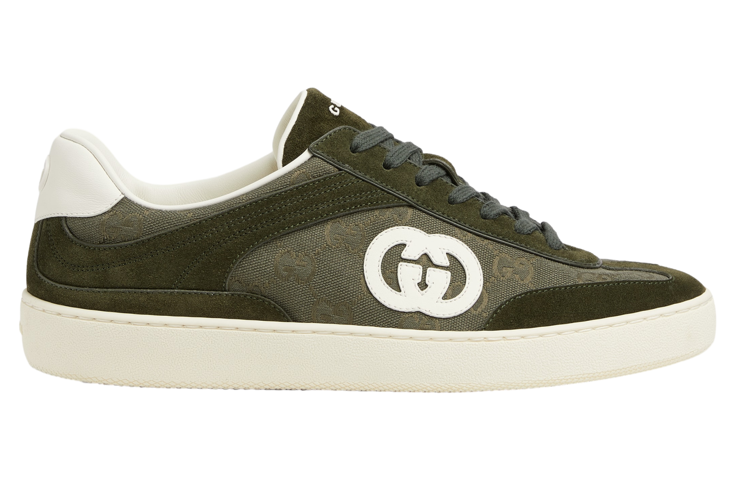 Gucci G75 Dark Green Canvas / Suede