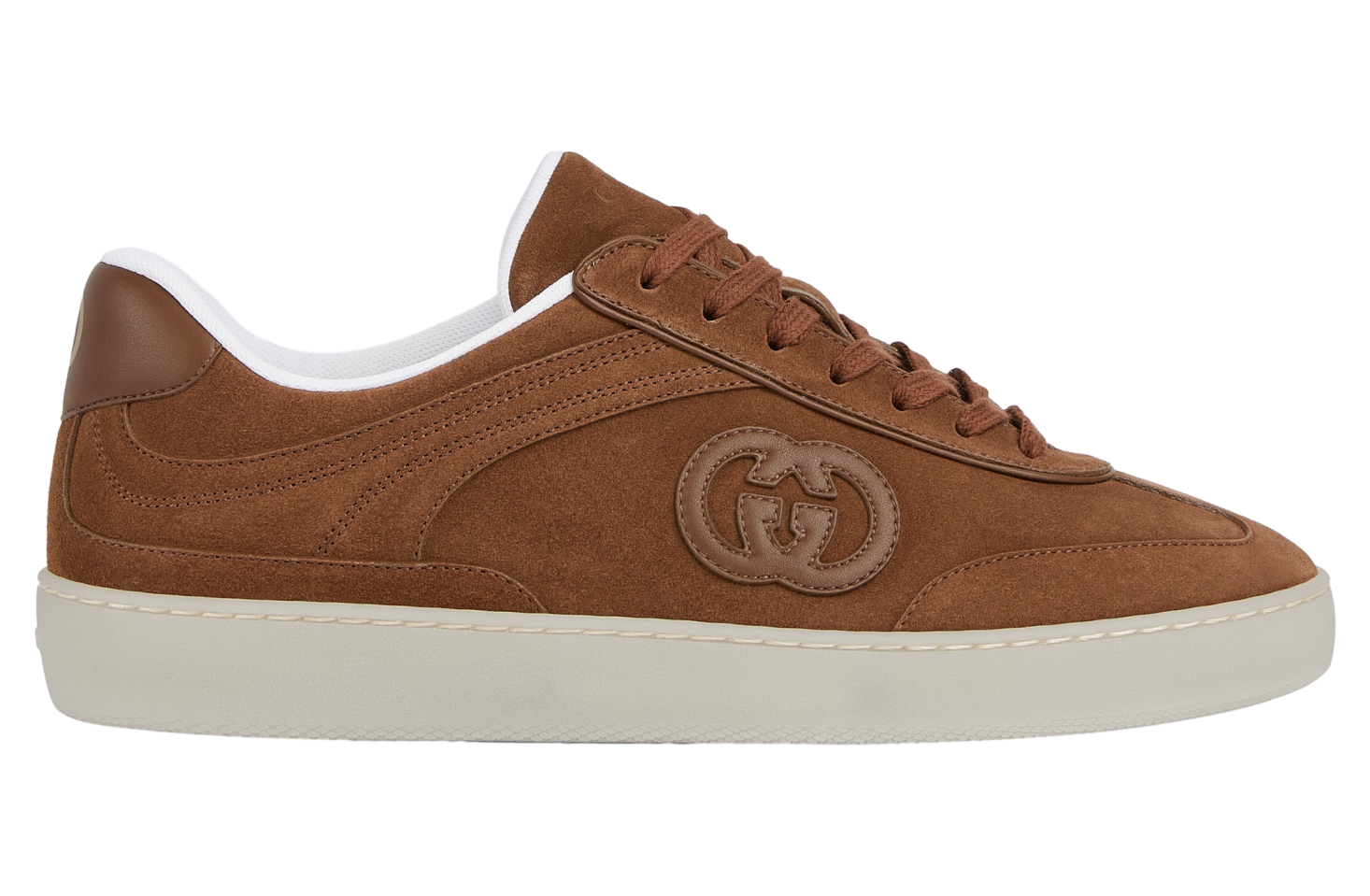 スニーカー GUCCI Camel Gg Fabric And Suede Re-Motion Sneakers Re-Motion suede low-top sneakers GUCCI - Nugnes1920