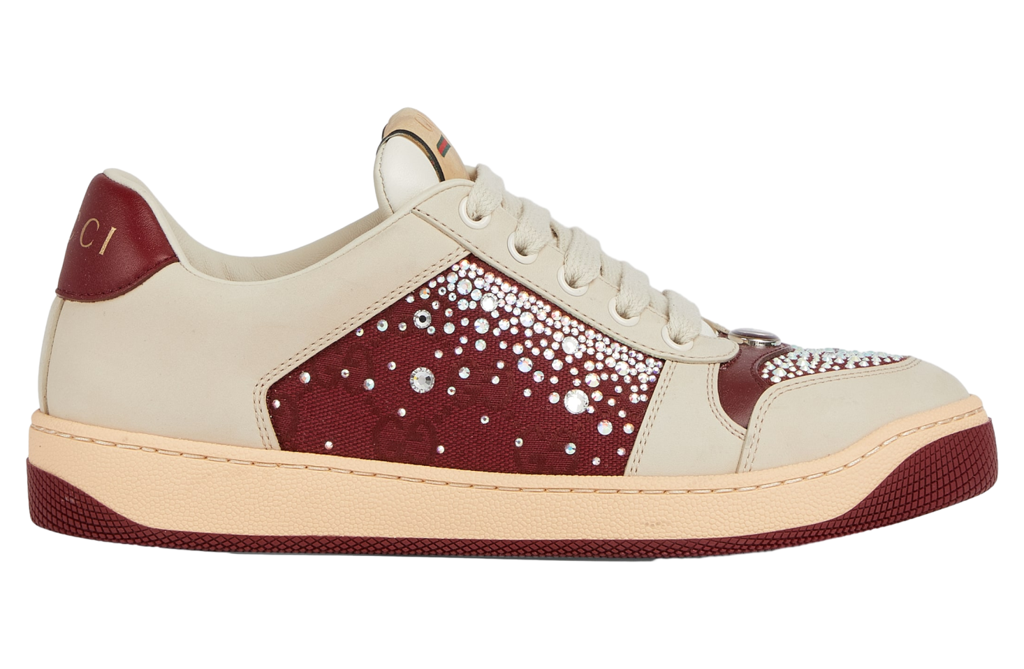 Gucci GG Crystal Screener WMNS Ivory Leather