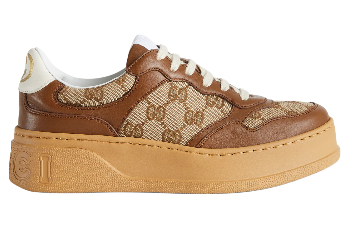 Gucci GG Sneaker WMNS Brown Leather / Canvas