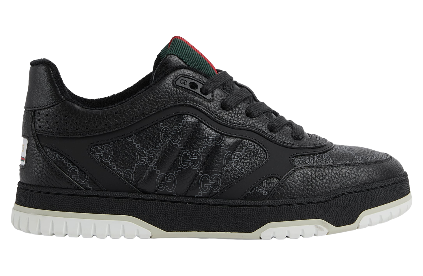 Gucci Re-Web Black Gg Leather