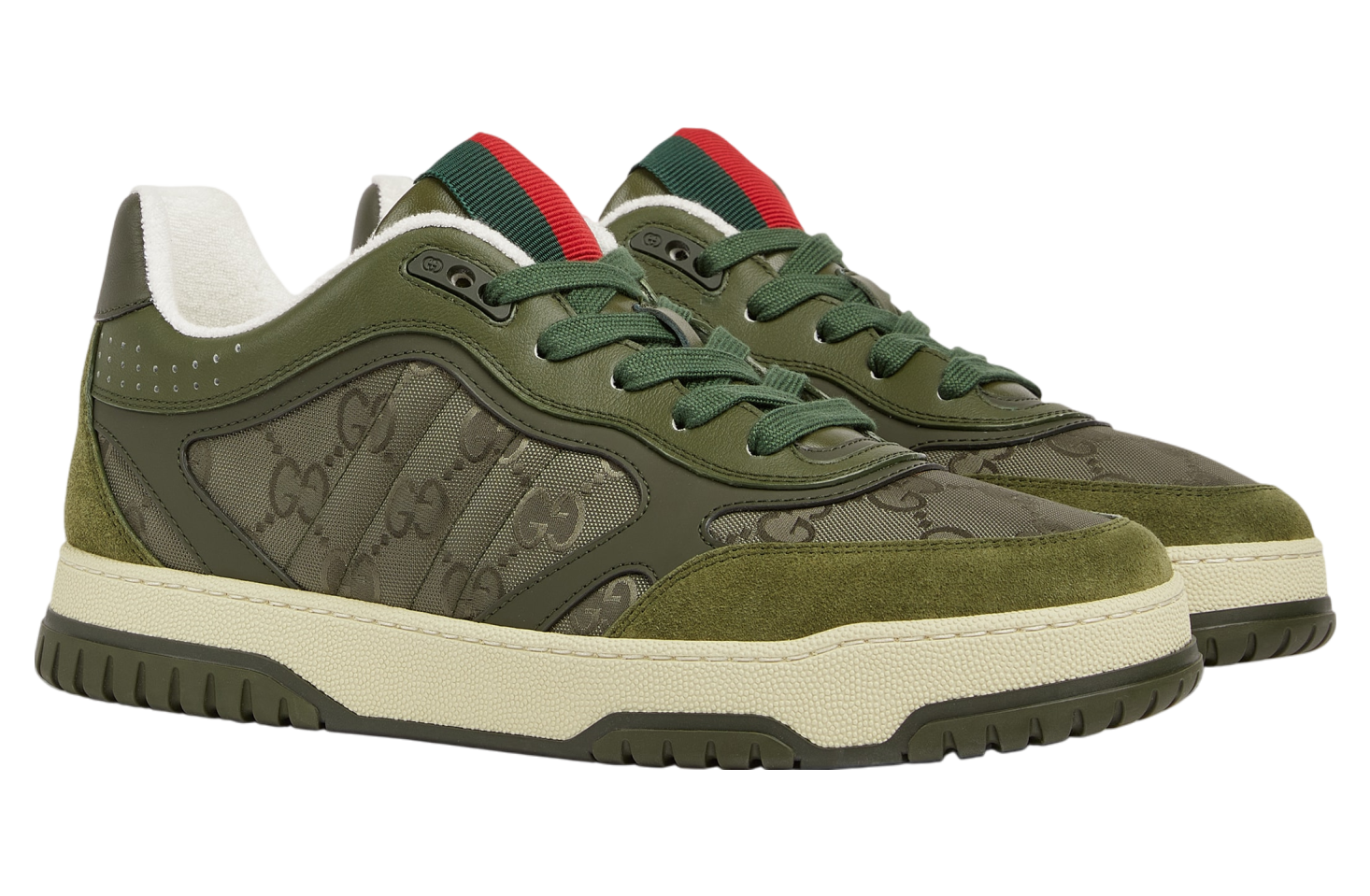 Gucci Re-Web Dark Green Gg Nylon
