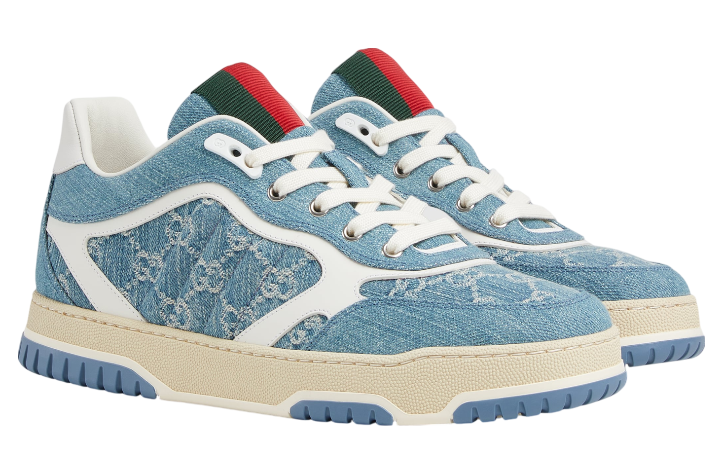 Gucci Re-Web Light Blue Gg Denim