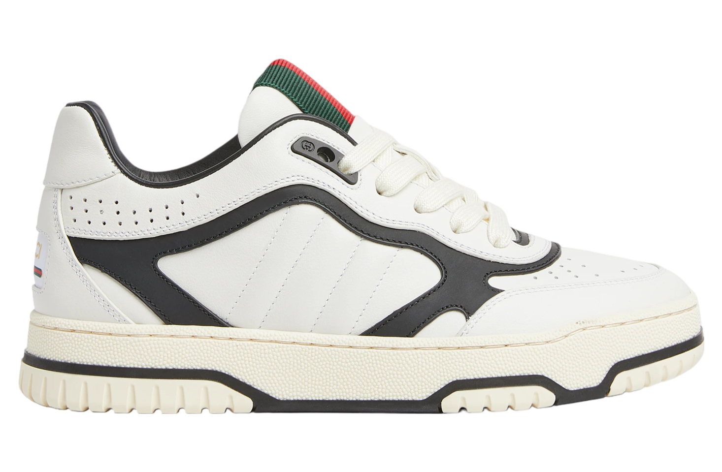 Gucci Re-Web WMNS White Leather / Black