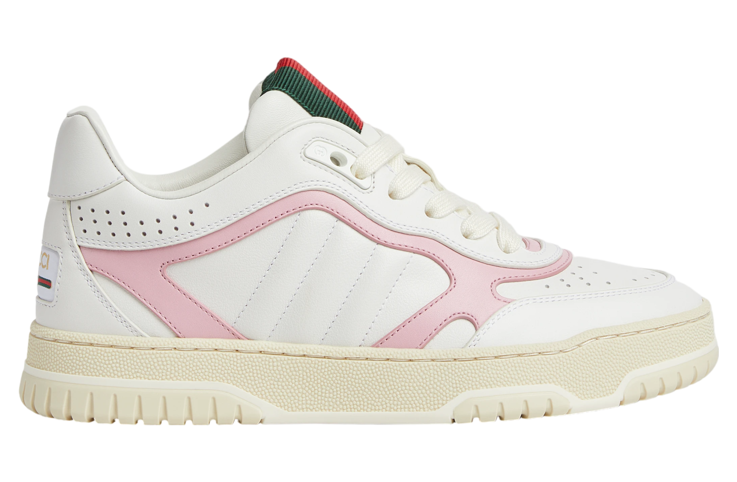 Gucci Re-Web WMNS White Leather / Pink