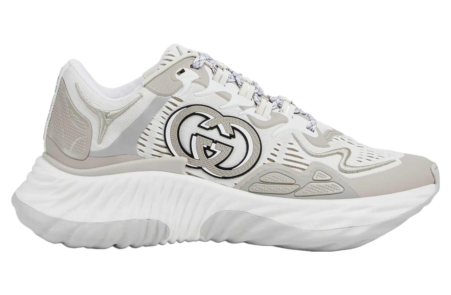 Gucci Ripple White / Grey Mesh