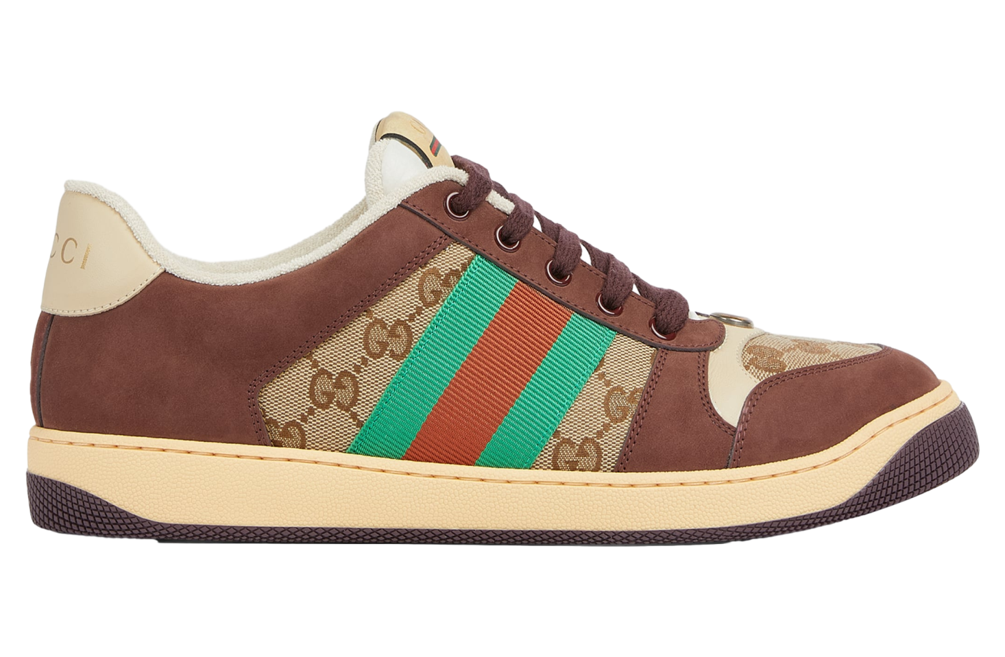 Gucci Screener Beige / Dark Brown Gg Canvas