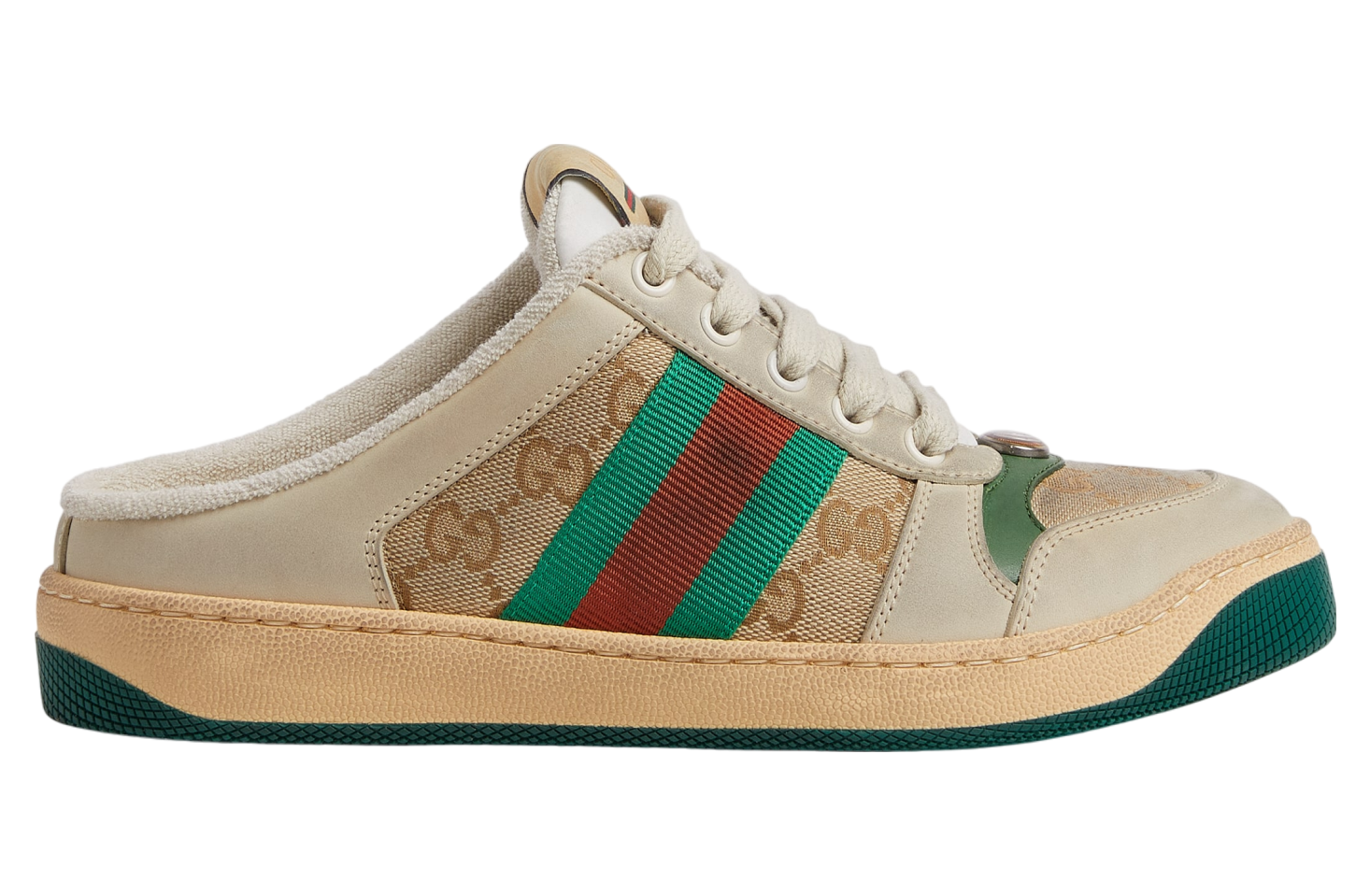 Gucci Screener Mule WMNS Beige Leather