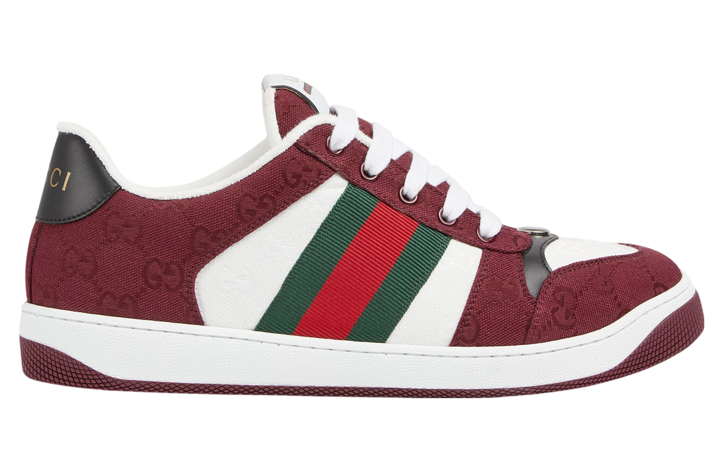 Gucci Screener Rosso Ancora Gg Canvas