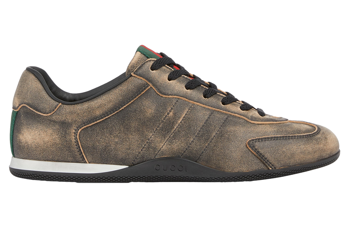 Gucci Shift Black Leather / Olive