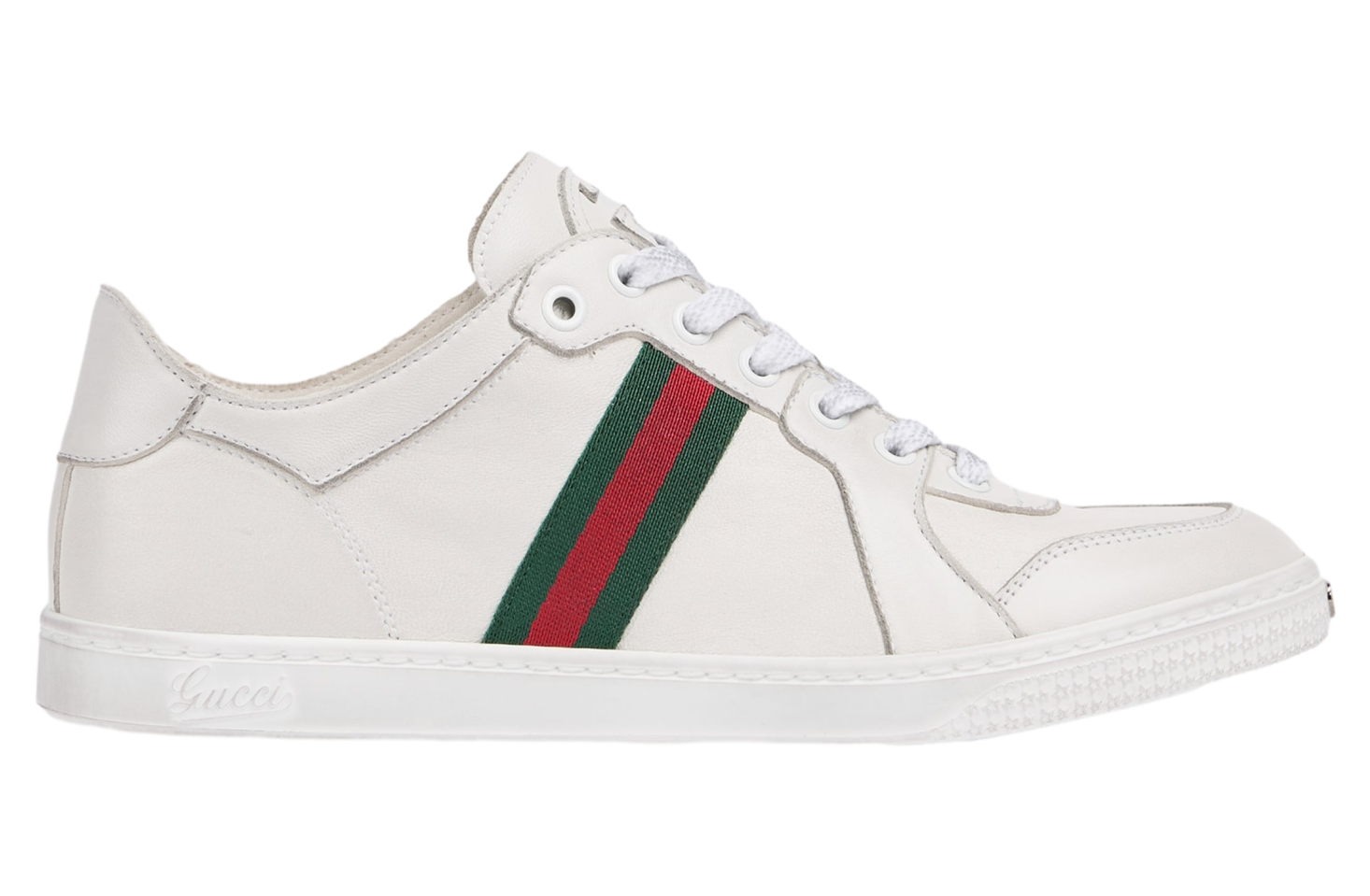 Gucci Stretch Low WMNS White Leather