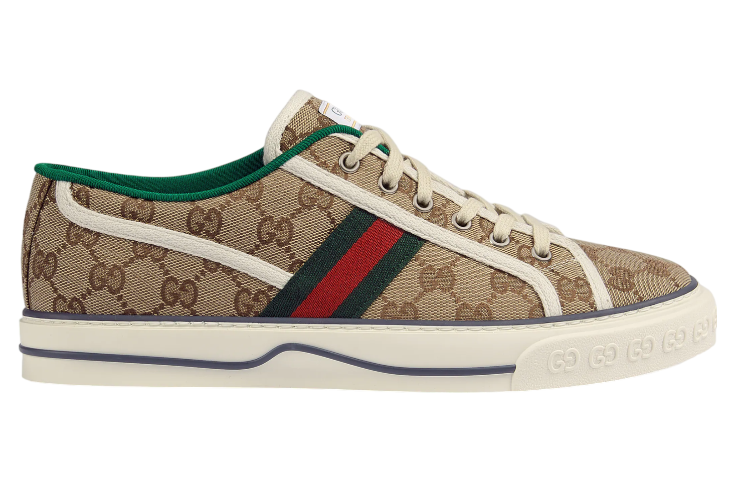 Gucci Tennis 1977 Beige / Ebony Original Gg Canvas