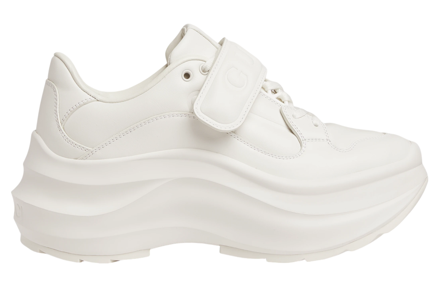 Gucci Wave Wedge WMNS White Leather