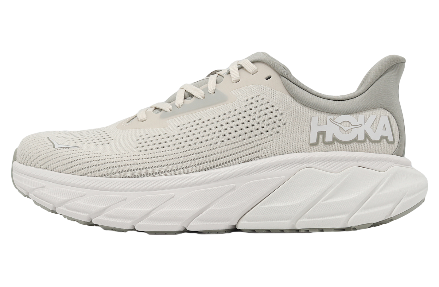 Hoka Arahi 7 2E Wide Beige / Grey