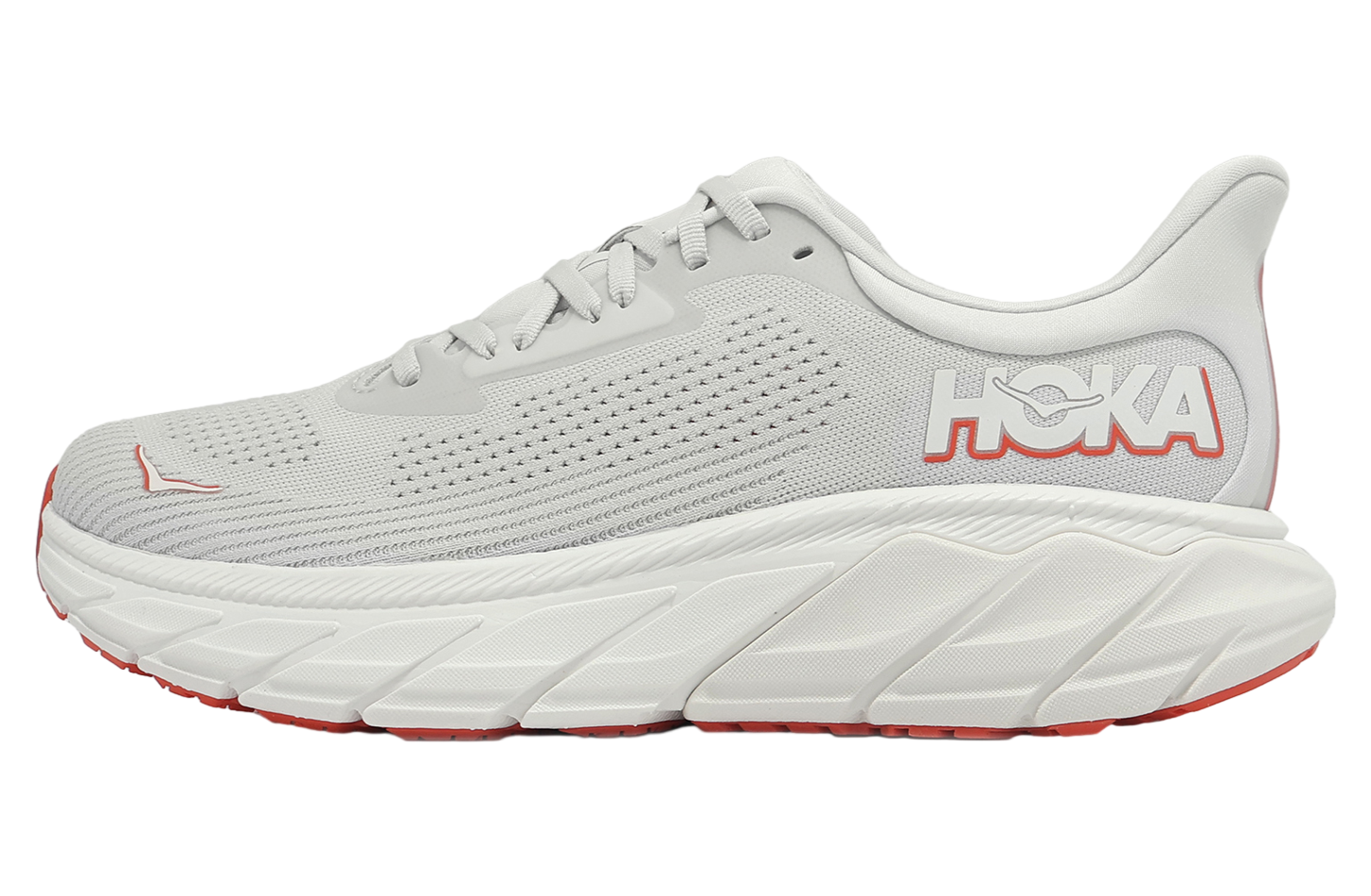 Hoka Arahi 7 2E Wide Cosmic Grey / Red