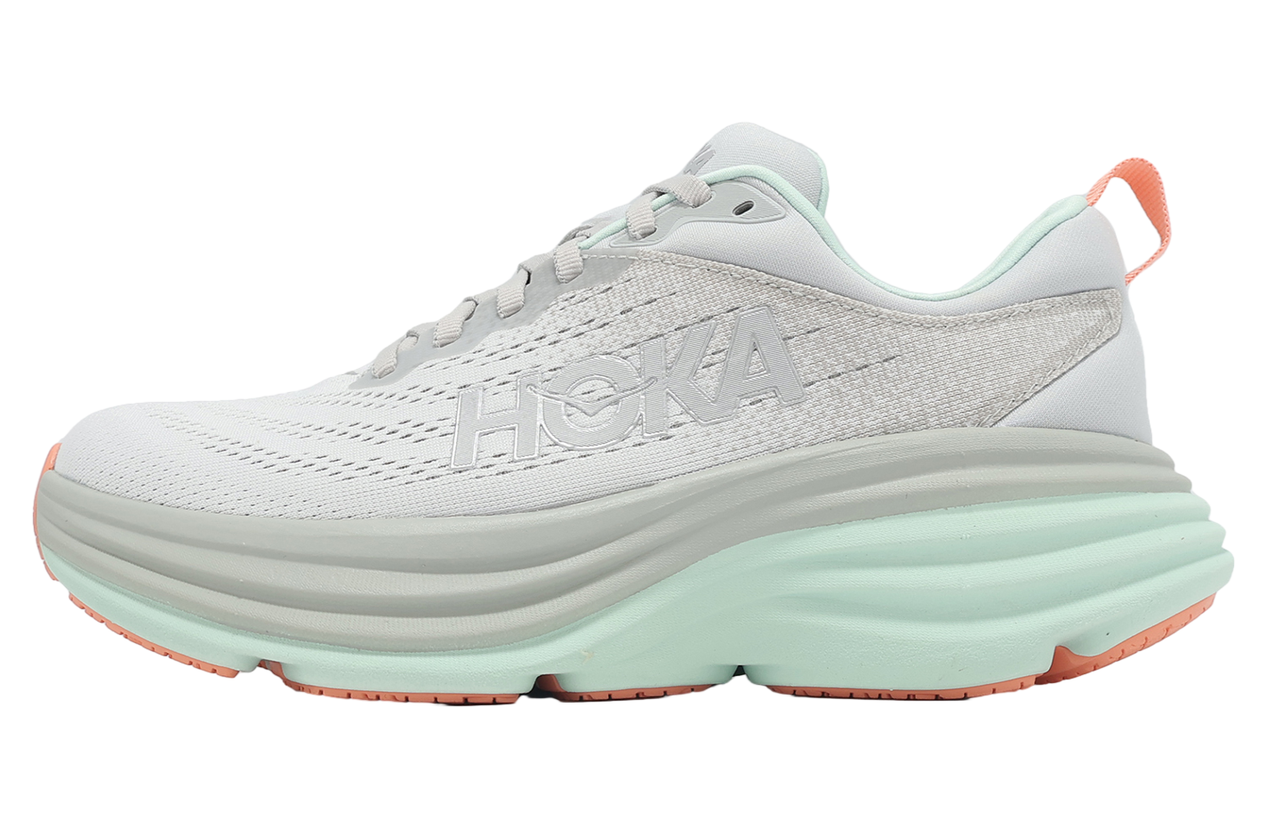 Hoka Bondi 8 D Wide WMNS Stardust / Aqua Breeze