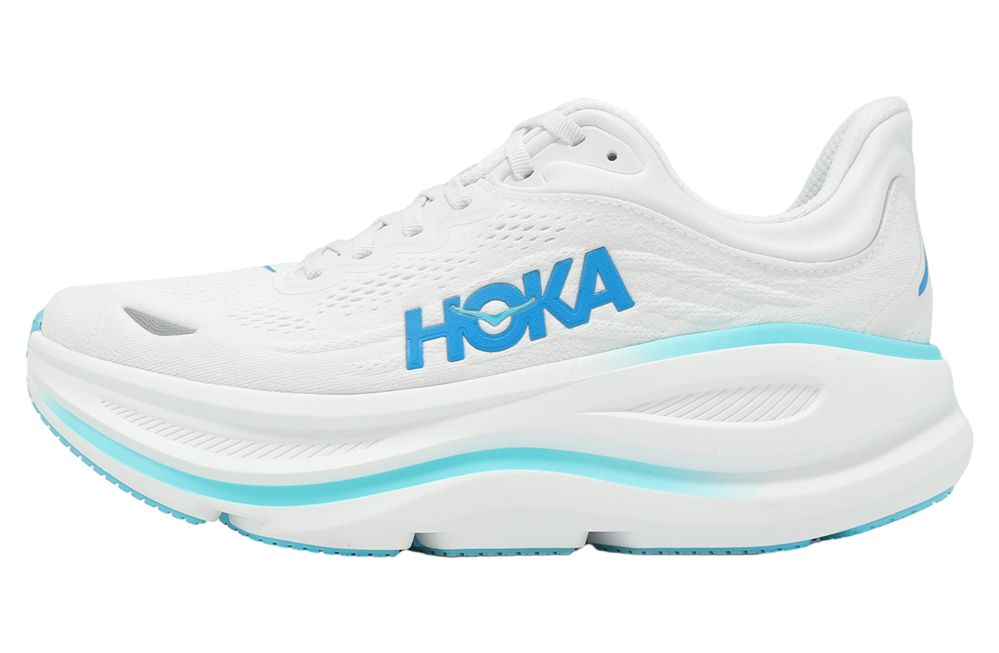Hoka Bondi 9 White / Hoka Blue