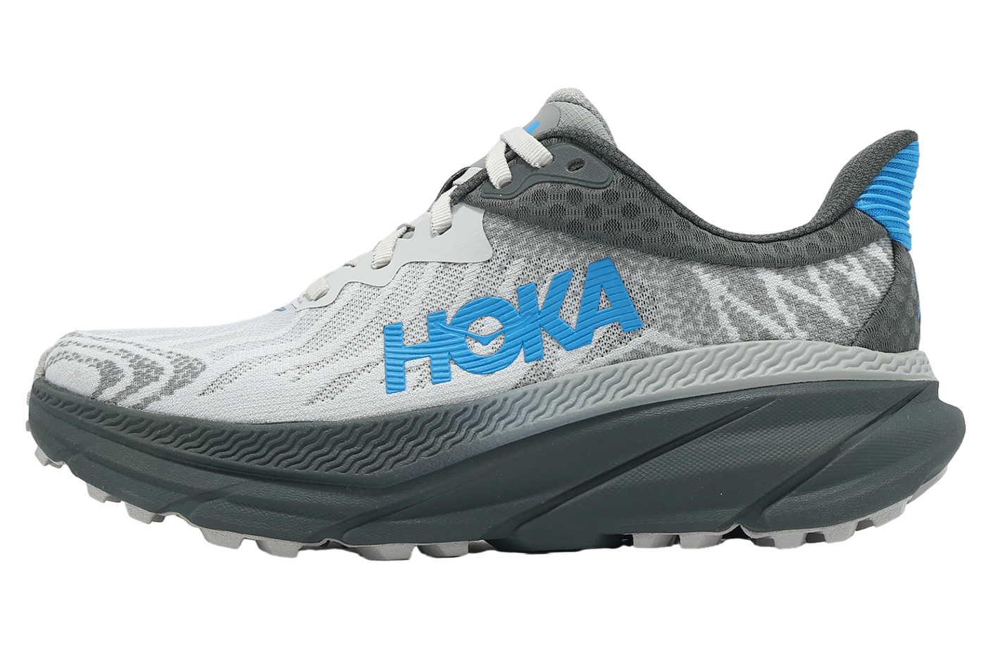 Hoka Challenger ATR 7 2E Wide Grey / Blue