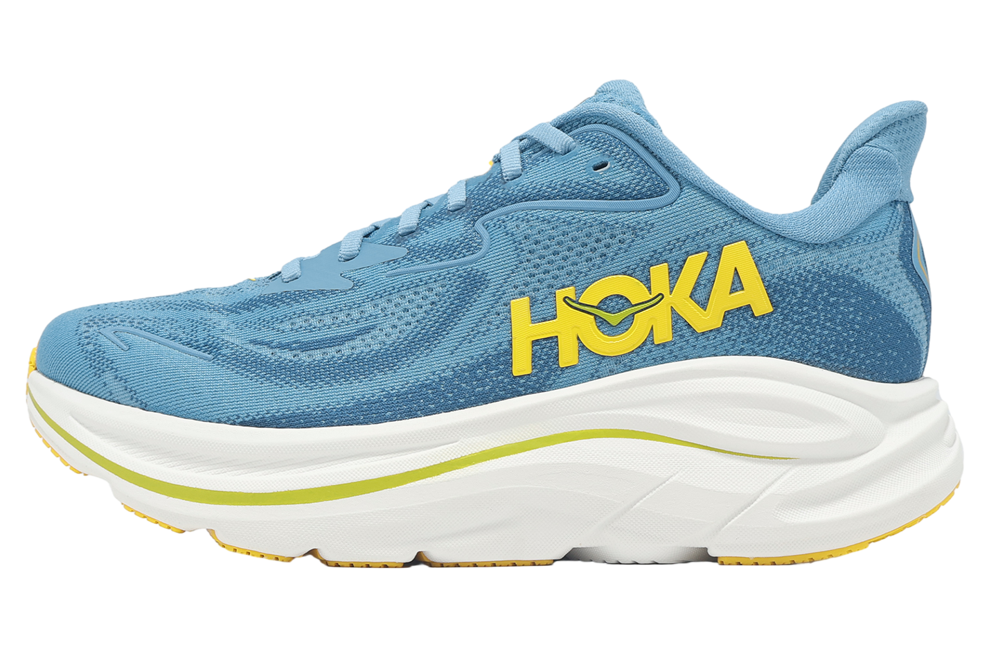 Hoka Clifton 10 2E Wide Alpine Blue / Fog Night
