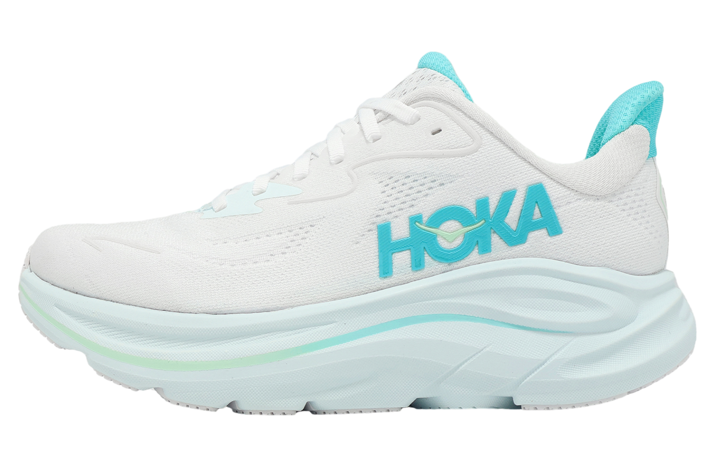 高質で安価 10 Clifton Hoka D 2025 Apr - Blue Cielo / White WMNS Wide ダイニングテーブル