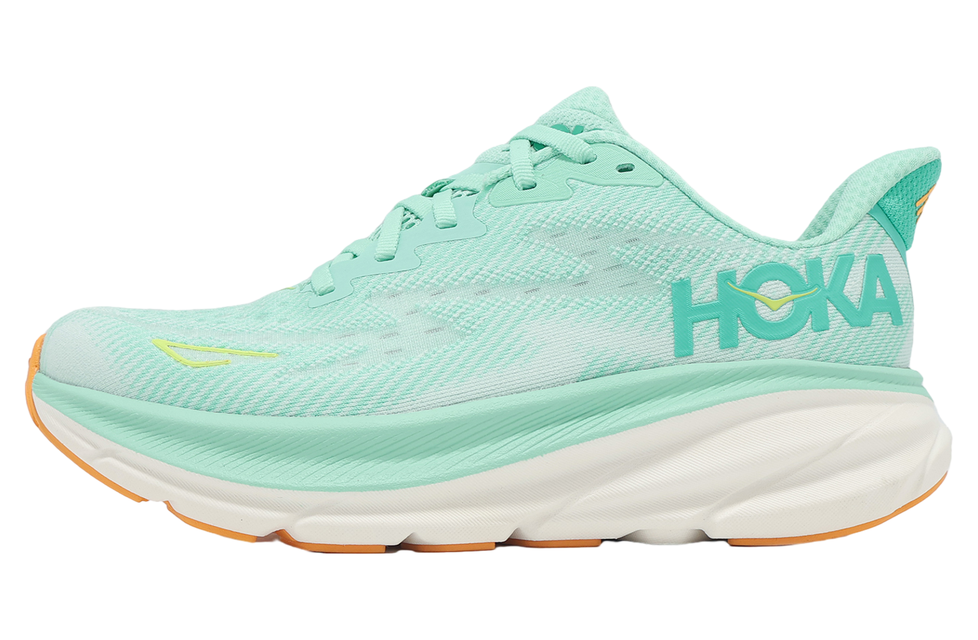 HOKA CLIFTON 9 WIDE D ミントグリーン 24cm Hoka Clifton 9 D Wide WMNS Aqua Green / Aqua - Sep 2024