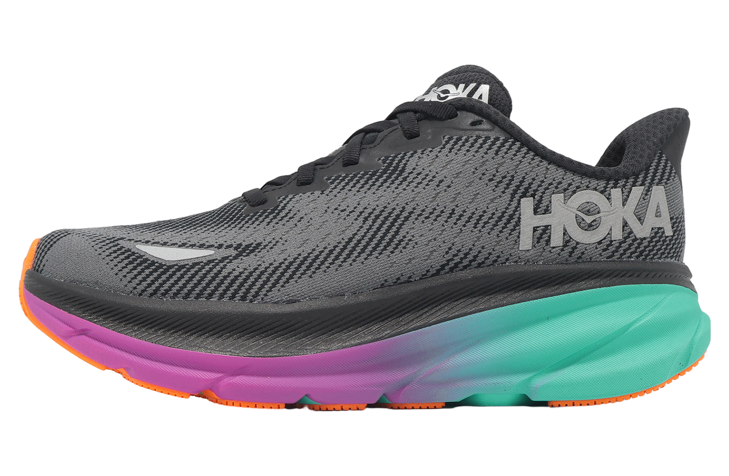 Hoka Clifton 9 GTX WMNS Black / Electric Aqua