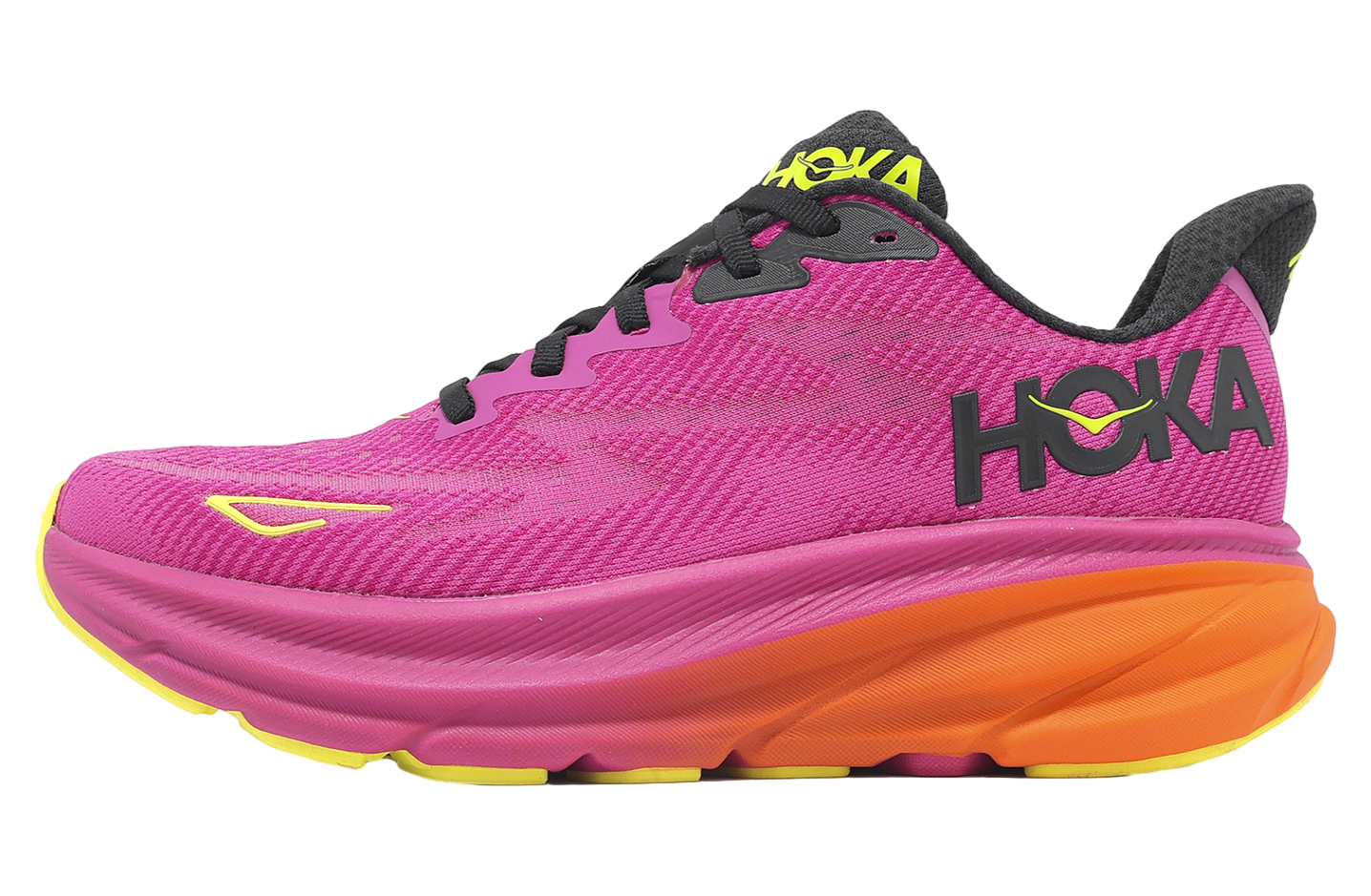 Hoka Clifton 9 WMNS Fuchsia / Black