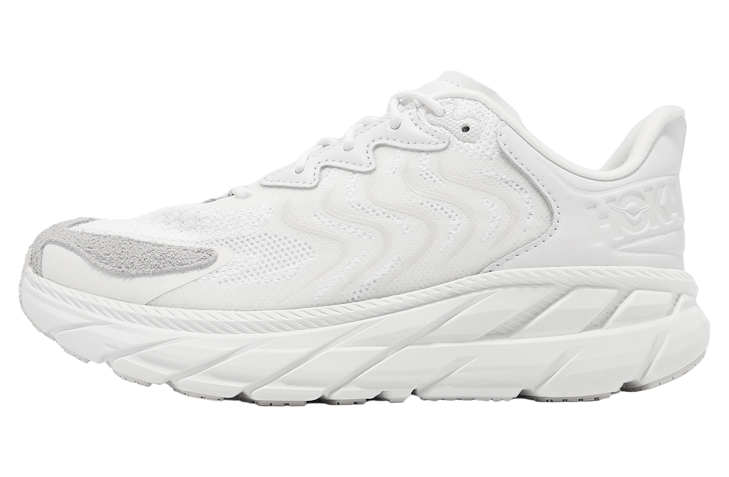 VIP【関税送料無料】希少 HOKA ONE ONE WHITE CLIFTON SNEAKERS HOKA ONE ONE Clifton L 'Triple White' 1114770-WWH