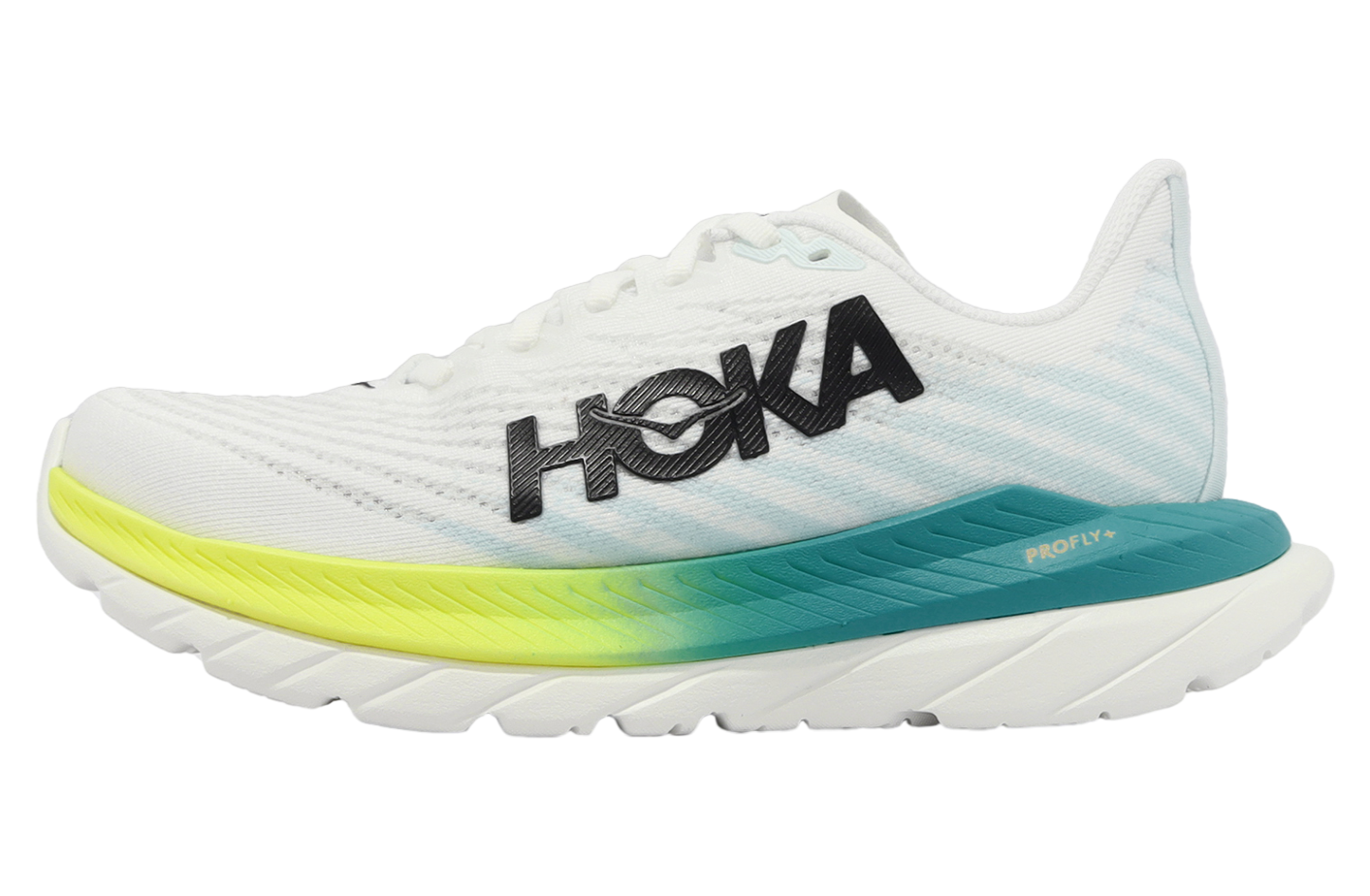 Hoka Mach 5 D Wide WMNS White / Blue Glass