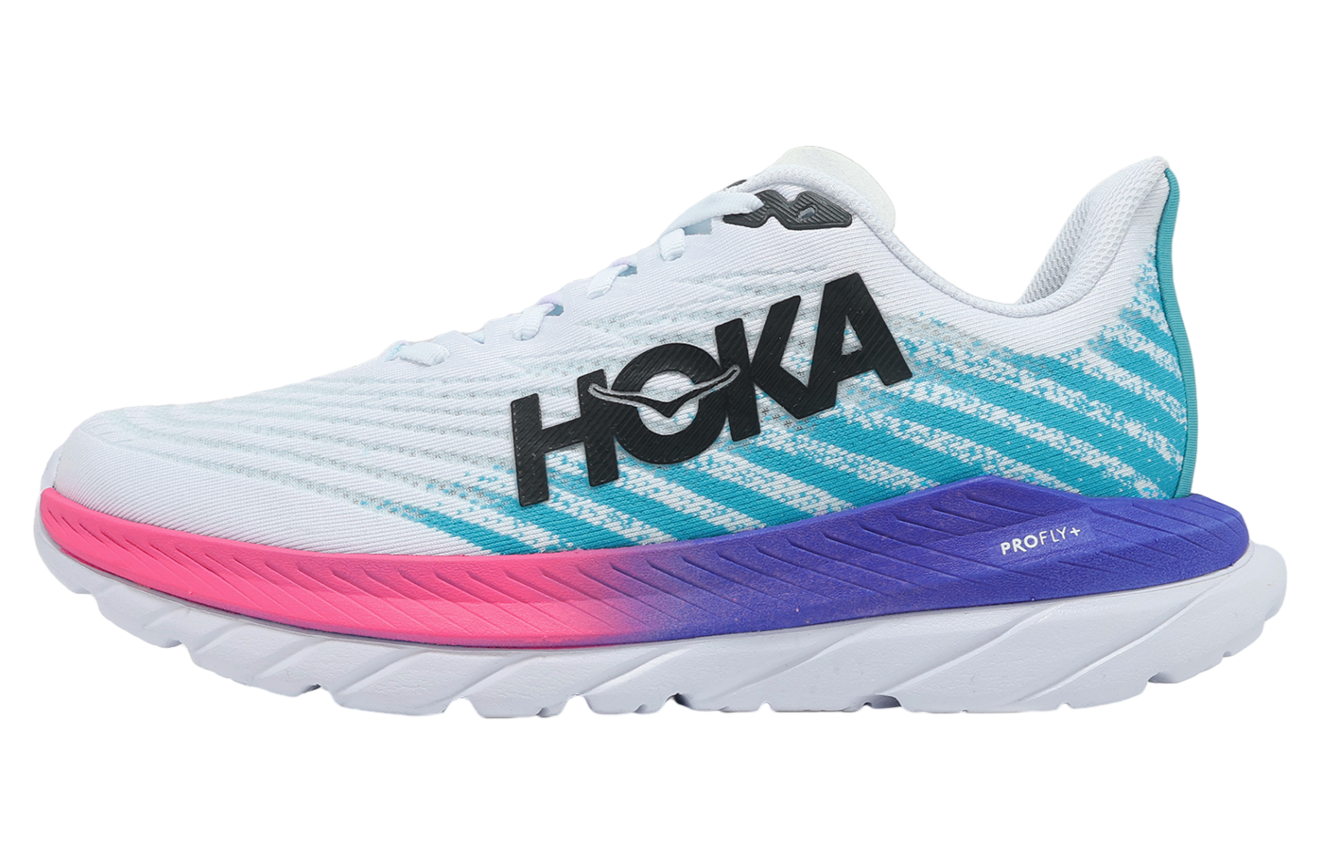 Hoka Mach 5 WMNS White / Scuba Blue