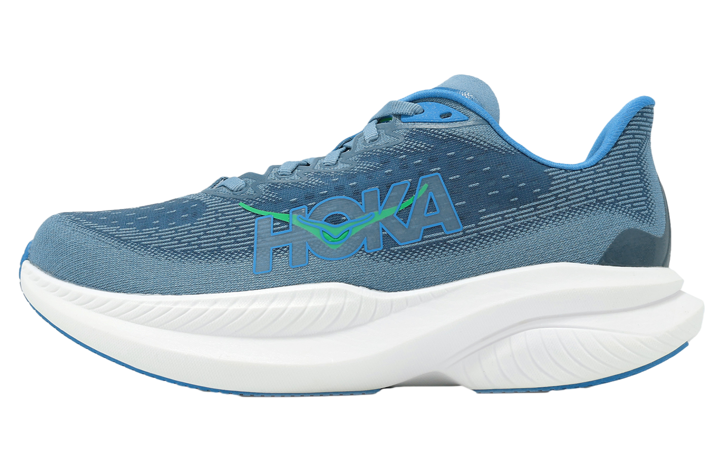 Hoka Mach 6 2E Wide Aqua Blue / Thundercloud Blue
