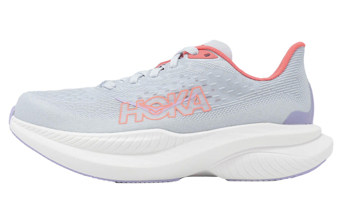 Hoka Mach 6 D Wide WMNS Sunset Blue / Seagull Gray