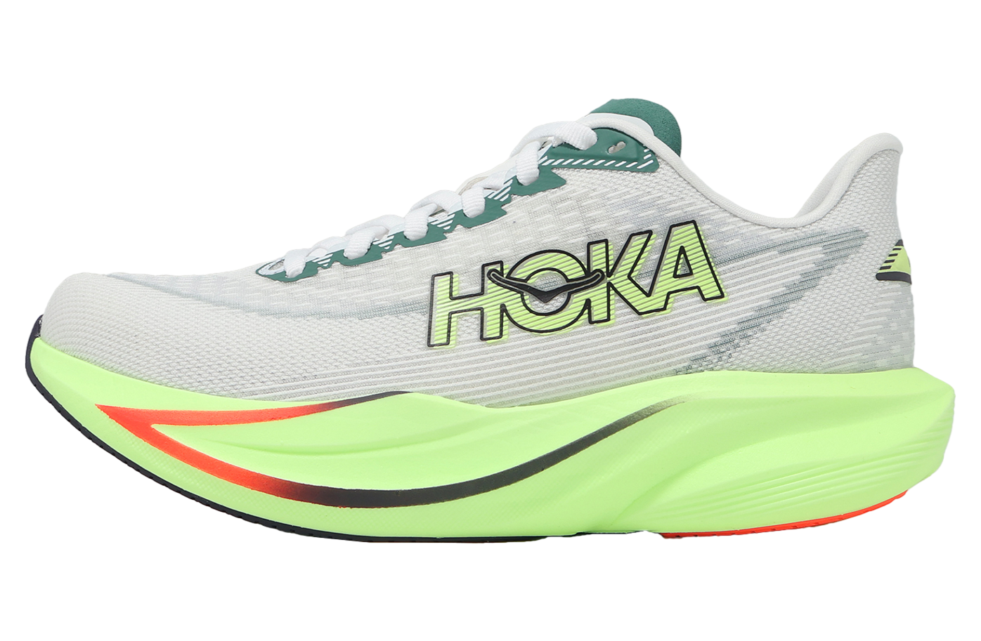 Hoka Mach 7 D Wide WMNS White / Green