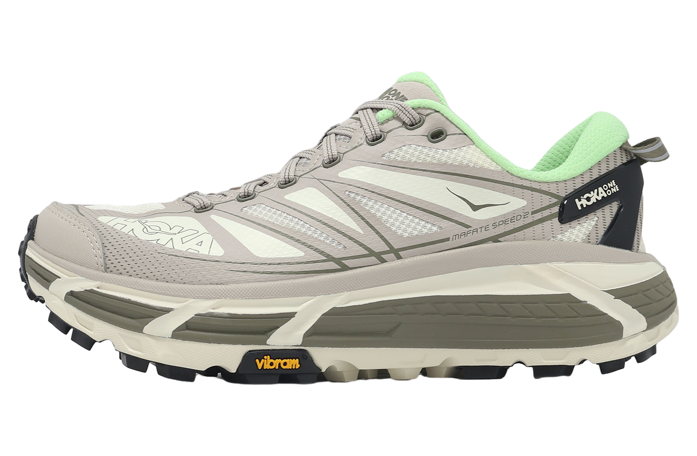 Hoka Mafate Speed 2 Putty / Eucalyptus