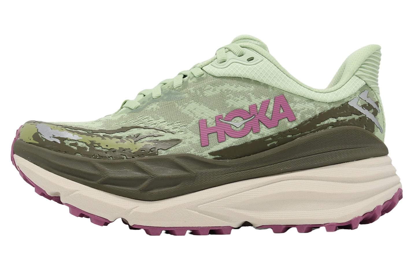 Hoka Stinson 7 WMNS Seed Green / Beet Root