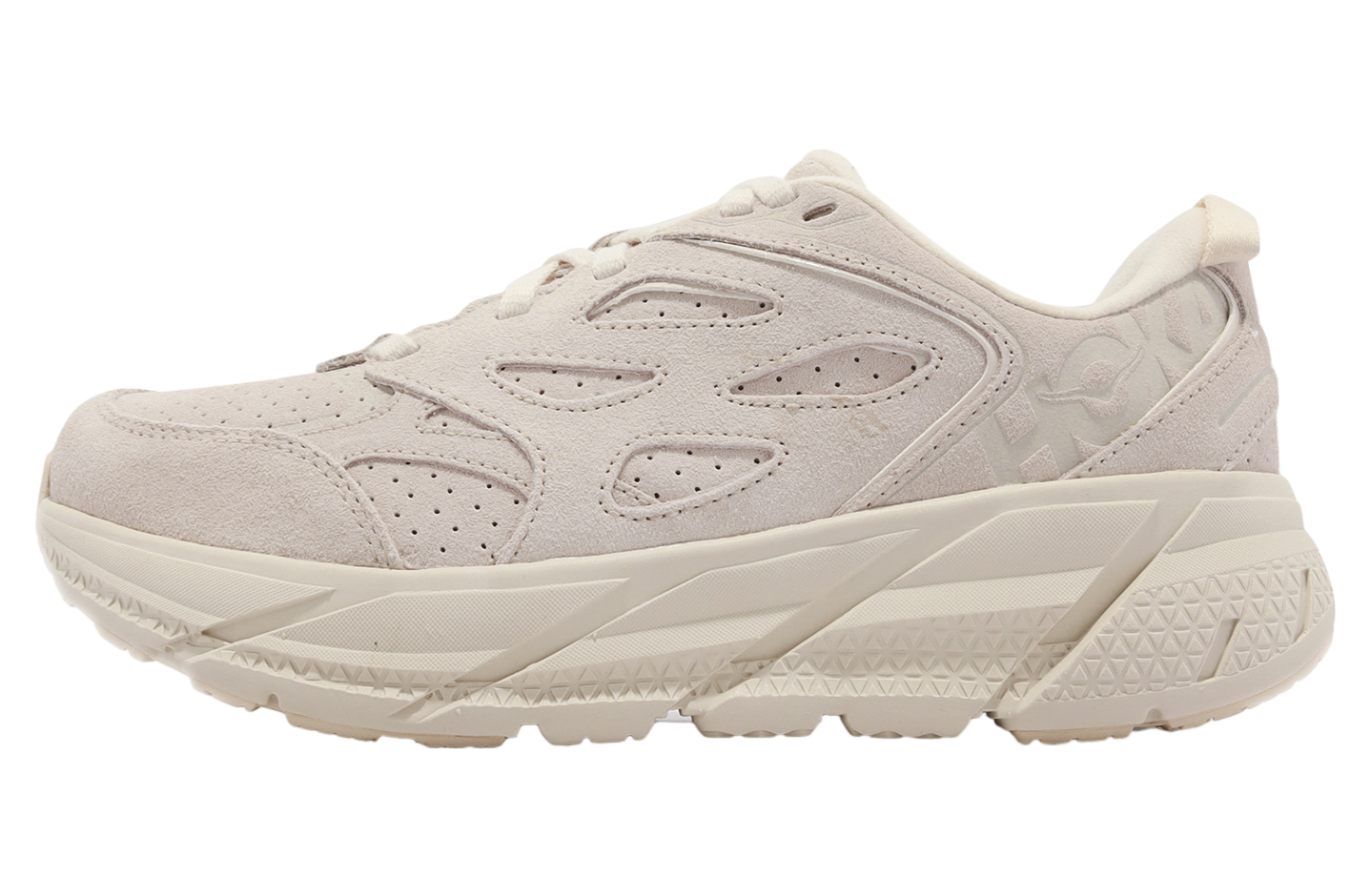 Hoka U Clifton L Suede Eggnog