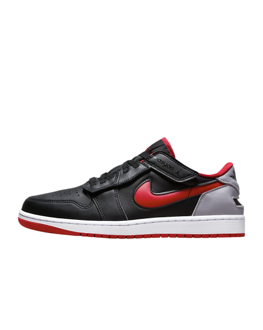 Jordan 1 Low EasyOn Black / Fire Red / Cement Grey