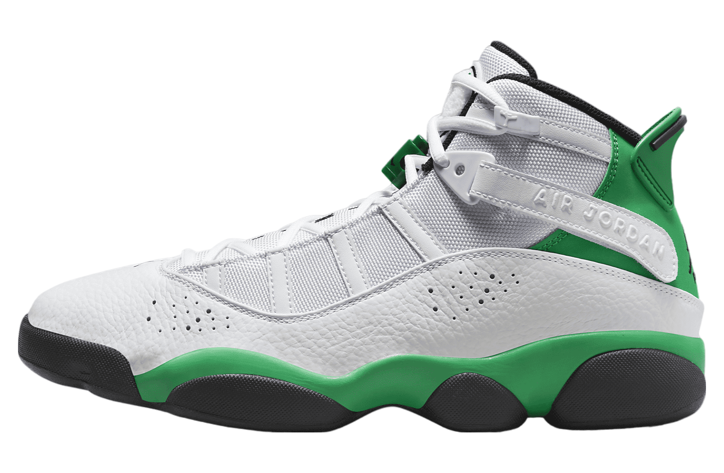 Jordan 6 Rings White / Lucky Green