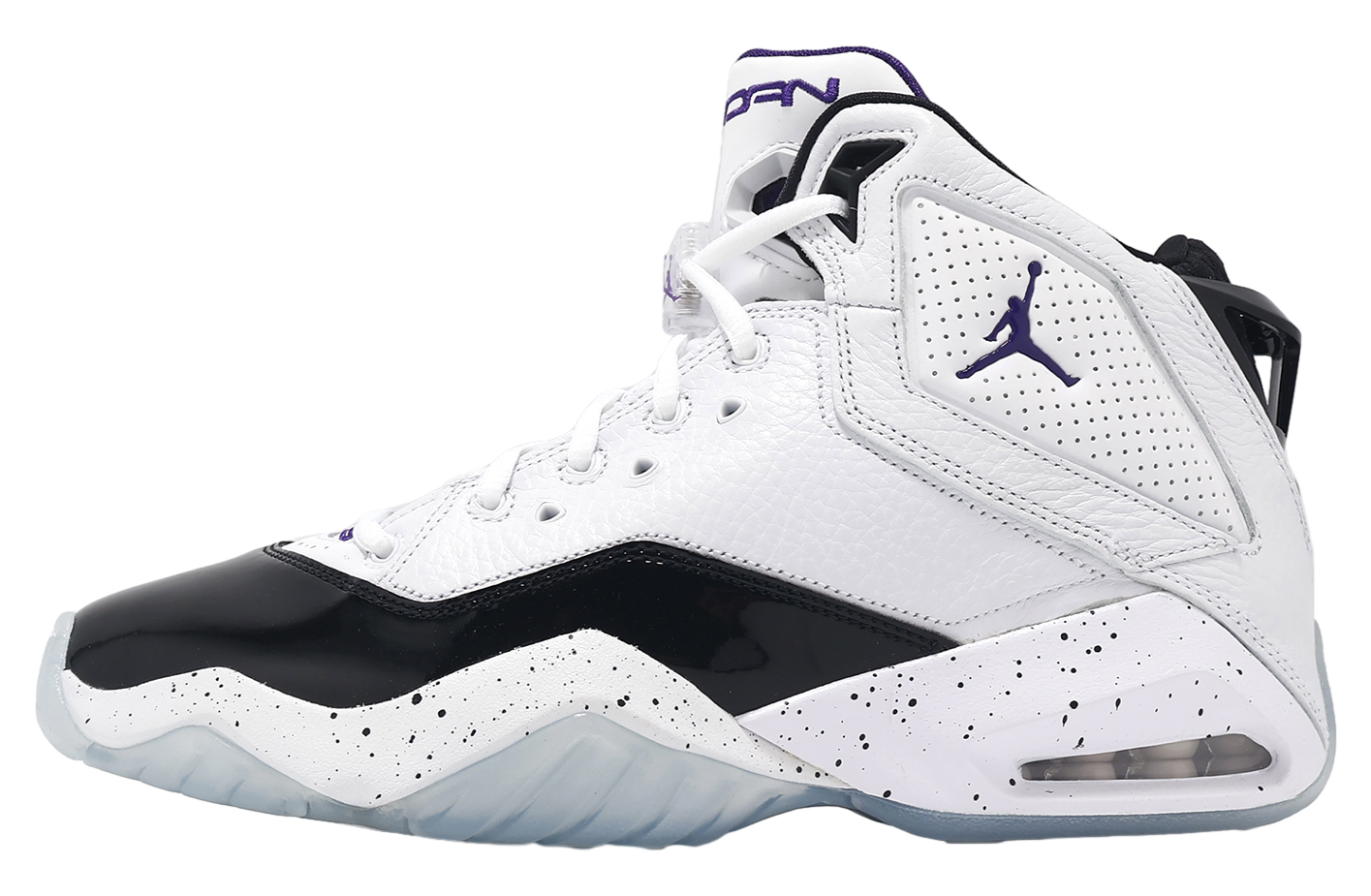 スニーカー NIKE Air Jordan B'Loyal \"White Court Purple Black \" AW 19 Nike Air Jordan B'Loyal GS WHITE/COURT PURPLE-BLACK Size 4Y
